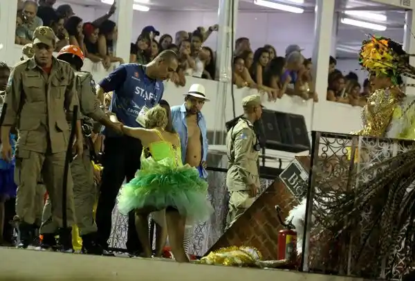 Otro accidente en el Sambódromo de Rio