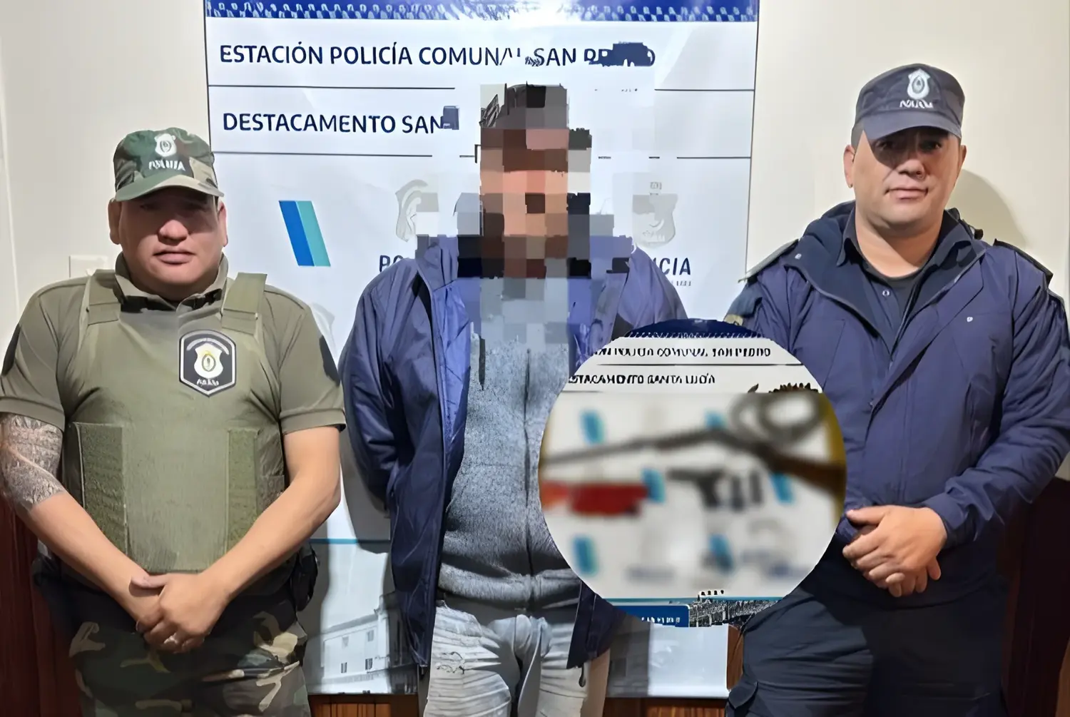 El aprehendido recuperó la libertad tras la notificación de la causa.