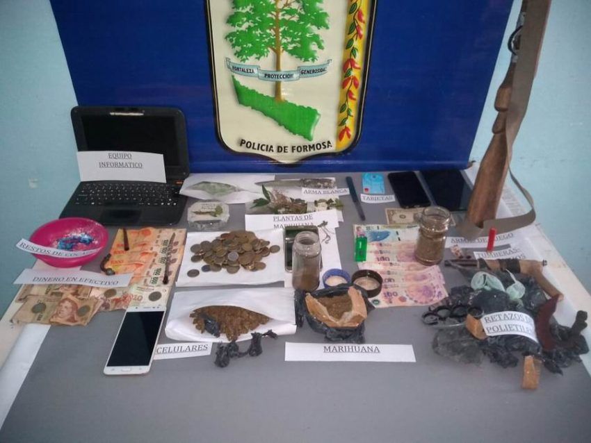 Antinarcóticos realizaron tres allanamientos en la localidad de Villa General Güemes