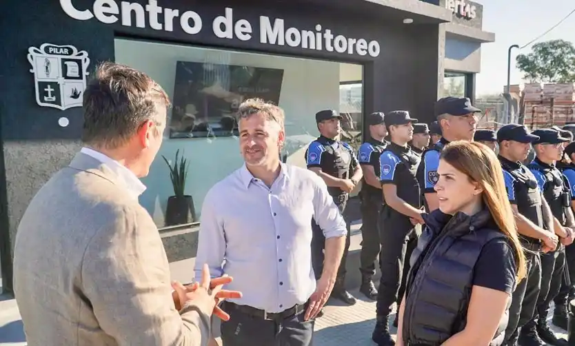 Achával y Peralta presentaron un nuevo Centro de Monitoreo en Presidente Derqui