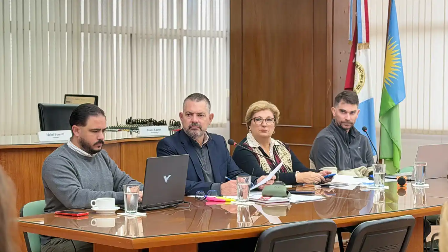Germán Bottero y funcionarios del Ejecutivo presentaron el balance de gestión del primer semestre en el Concejo Municipal