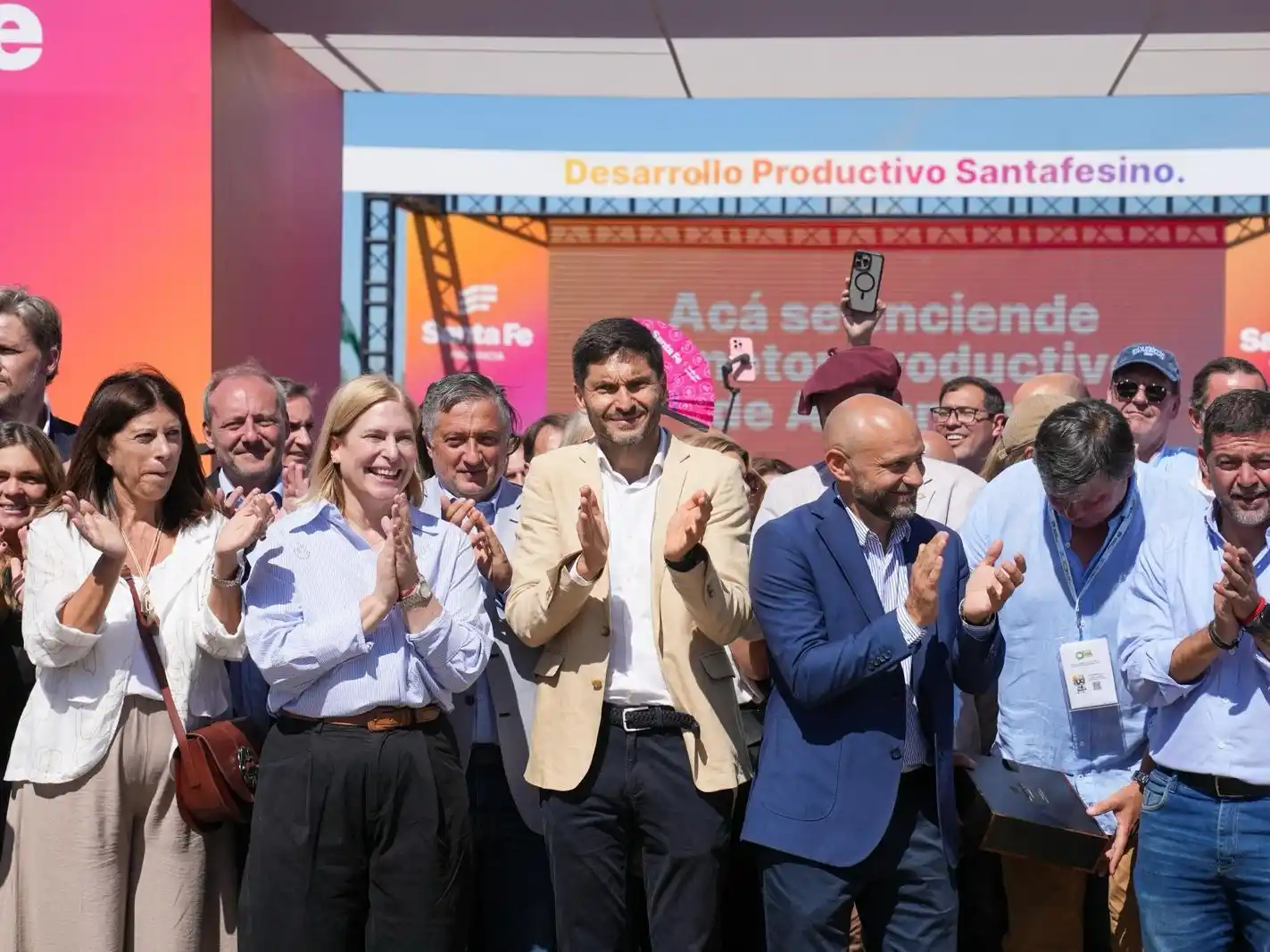 Pullaro defendió en Expoagro el modelo productivo de Santa Fe y destacó la baja de impuestos