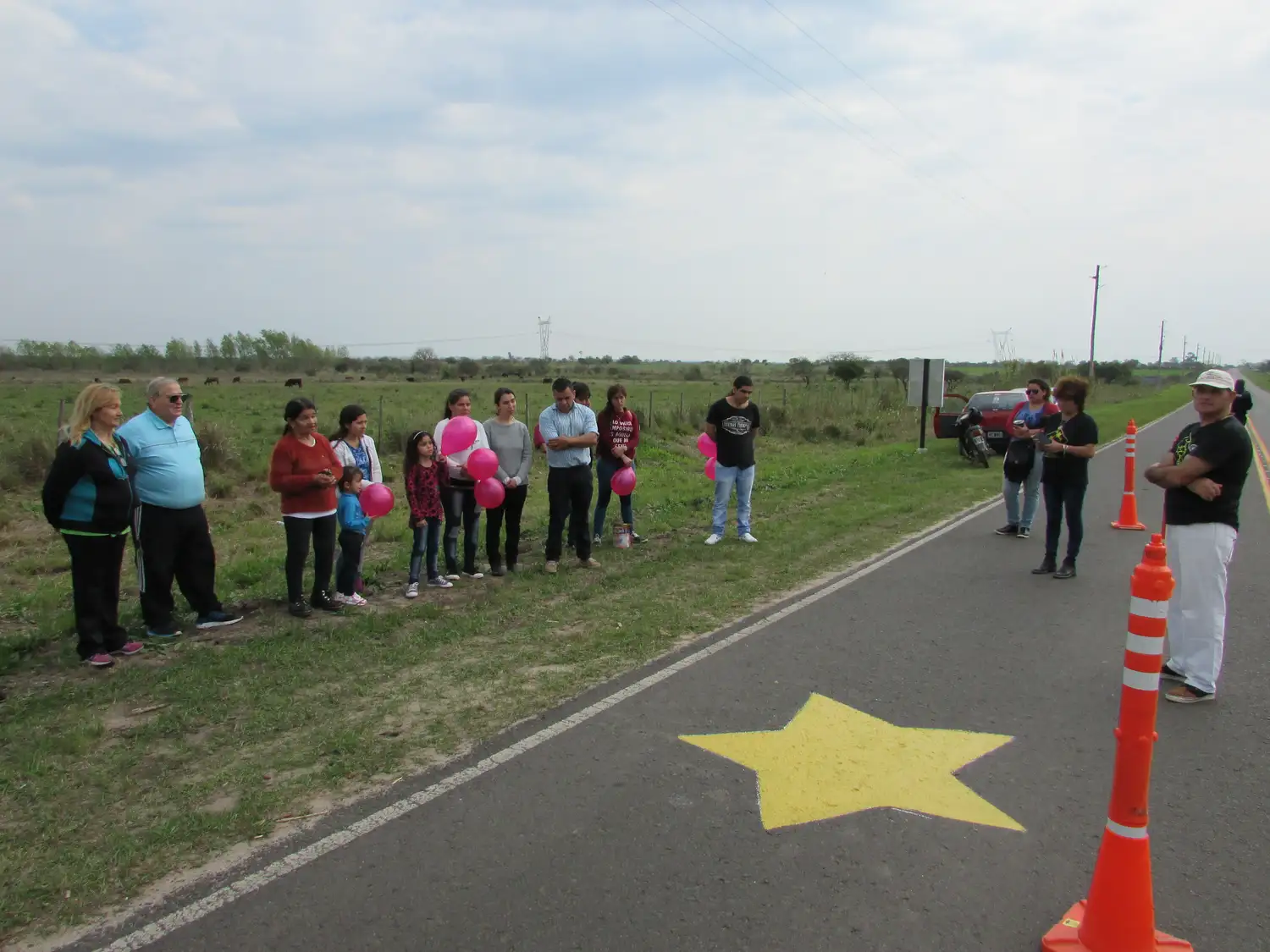 Pintaron una estrella amarilla en memoria de “Tincho” Bentancour