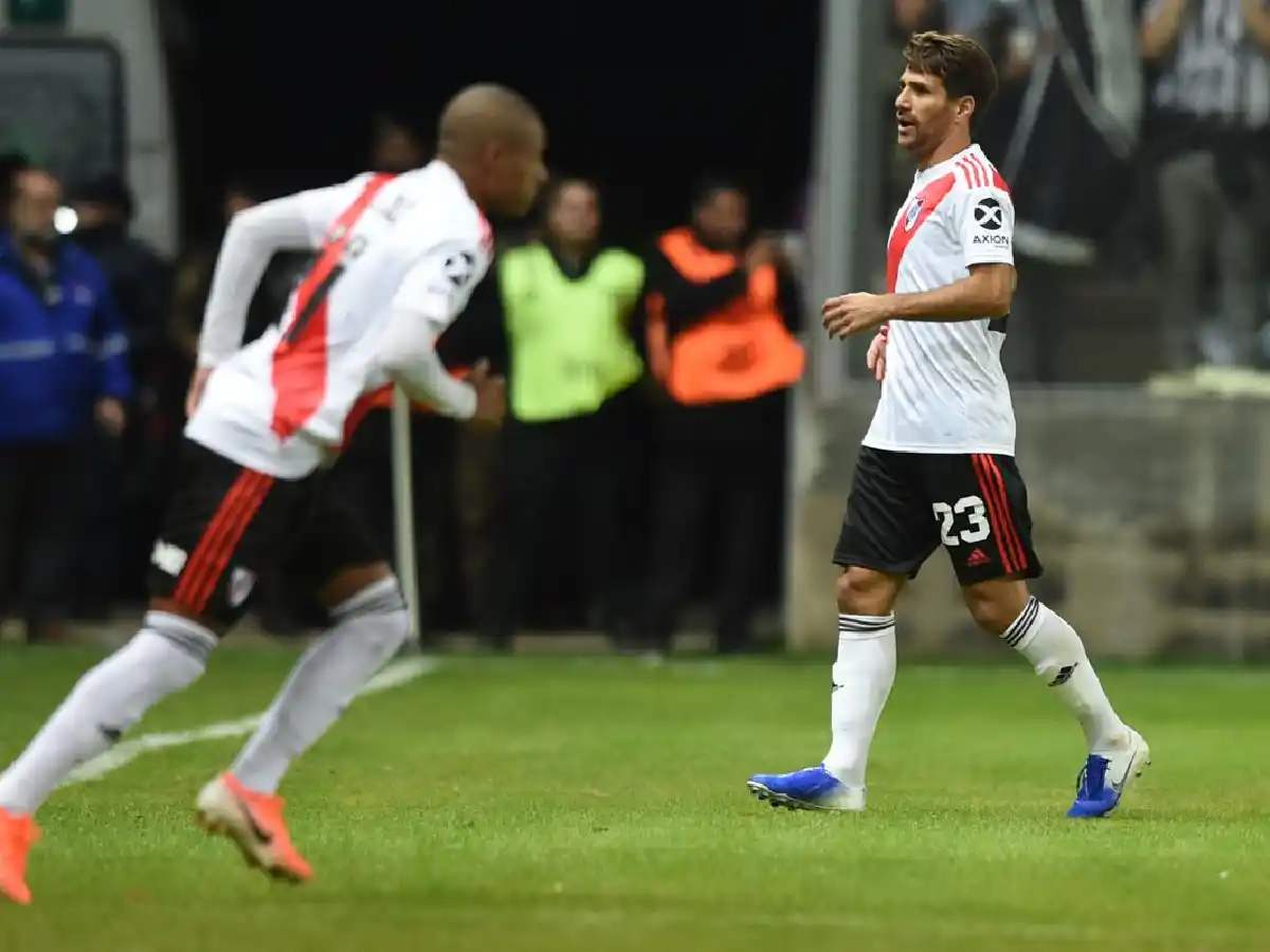 Ponzio, en duda para el duelo con Cruzeiro