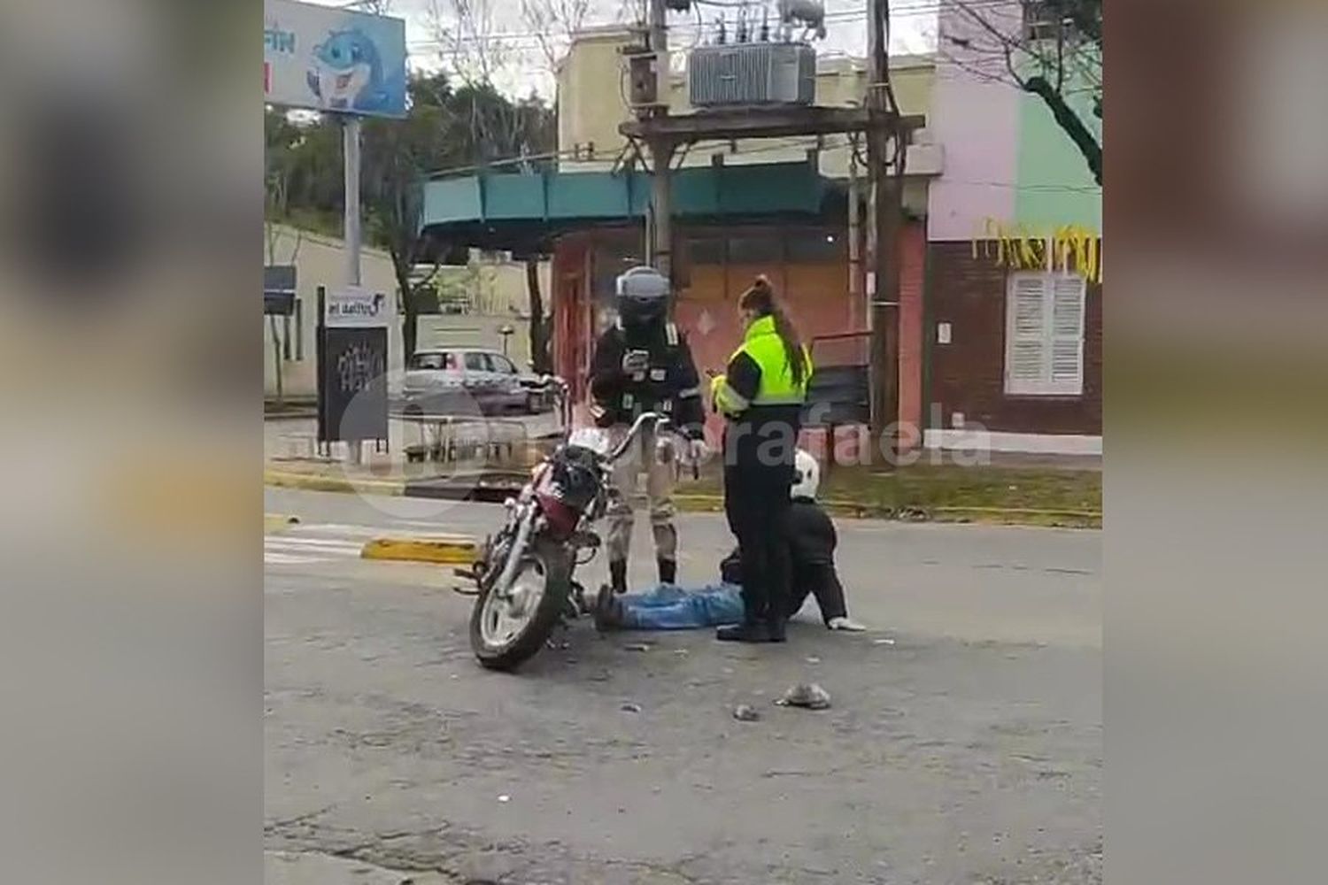 Accidente y corte de tránsito en Bv. Lehmann, ¿qué pasó?