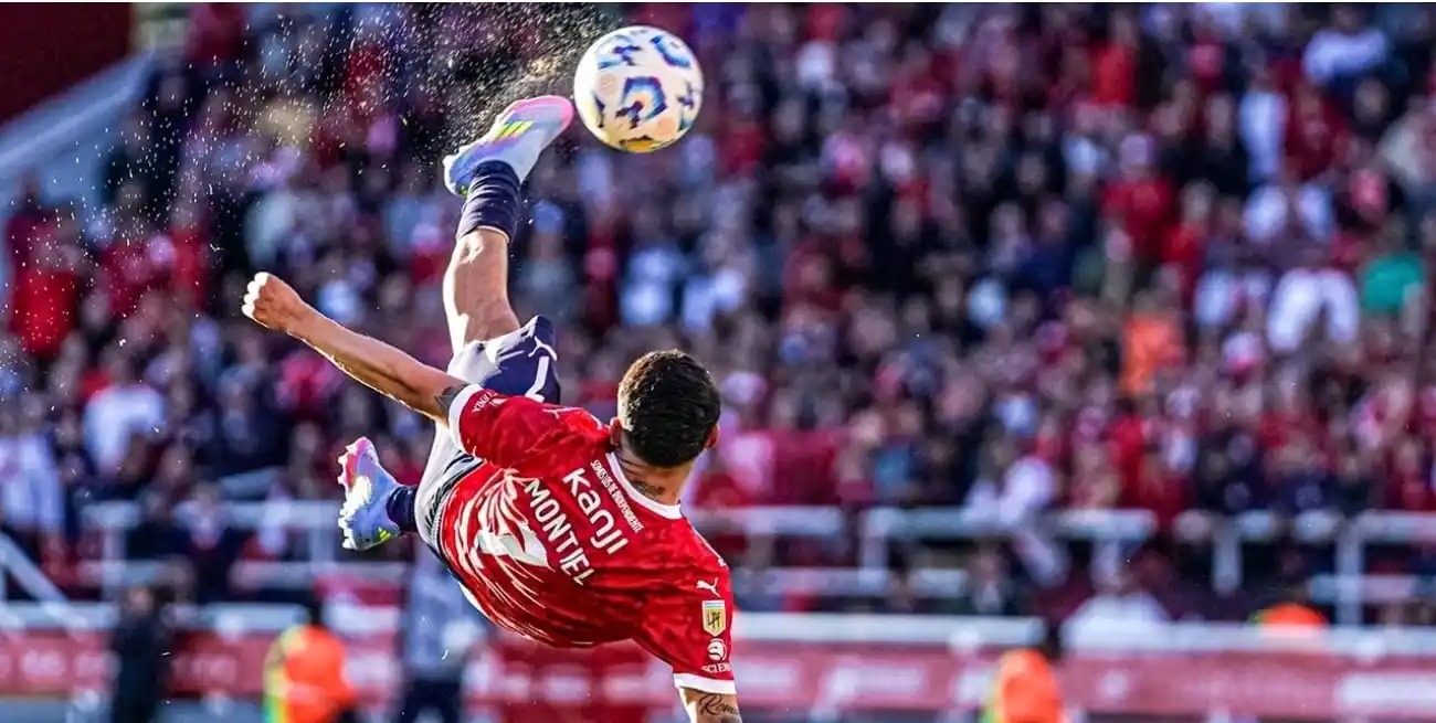 El momento del impacto de Montiel.