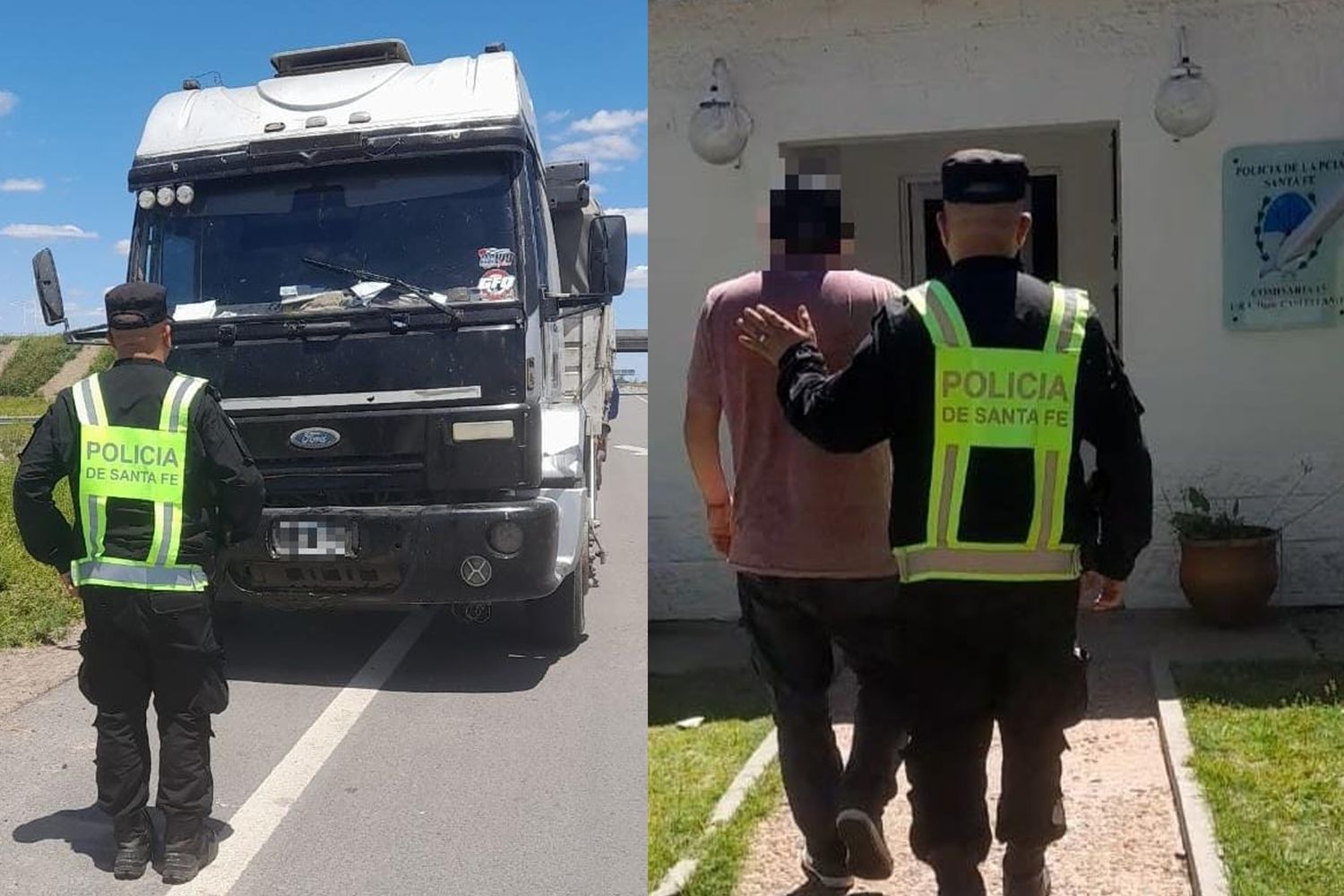 Circulaba por Ruta Nacional 34 en un camión con chapas patentes falsas y lo detuvieron en un control
