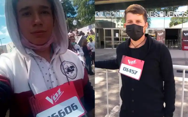 Thiago Altolaguirre y Matías Marzico, otros dos sampedrinos en el casting de La Voz Argentina