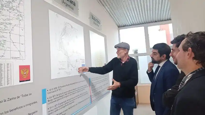 Visitaron la localidad autoridades del Ministerio de Relaciones Exteriores, Comercio Internacional y Culto