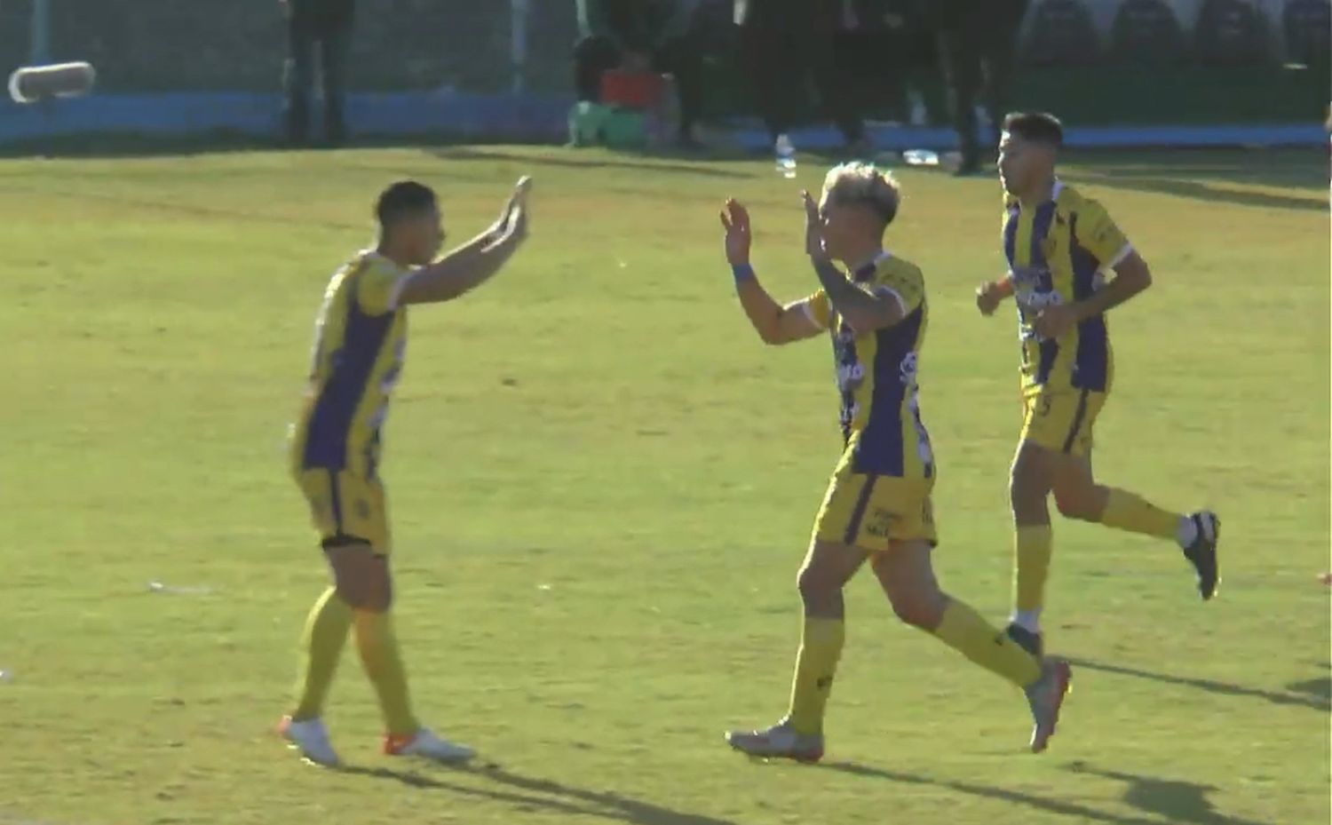 Thiago Beltrán anotó en su debut en Dock Sud
