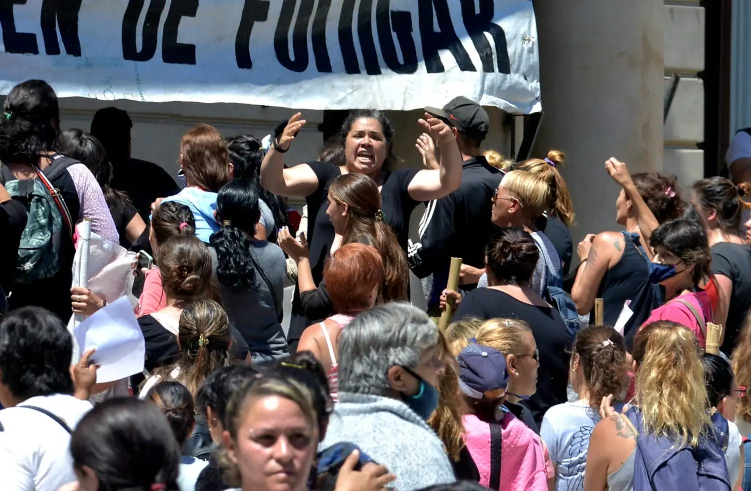 "Nuestra familia no quería eso. Participamos pero no para que se haga ese destrozo"