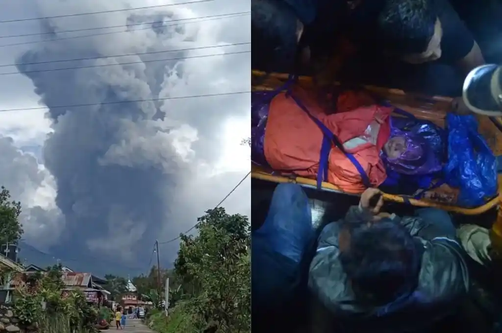 Erupción del volcán Merapi