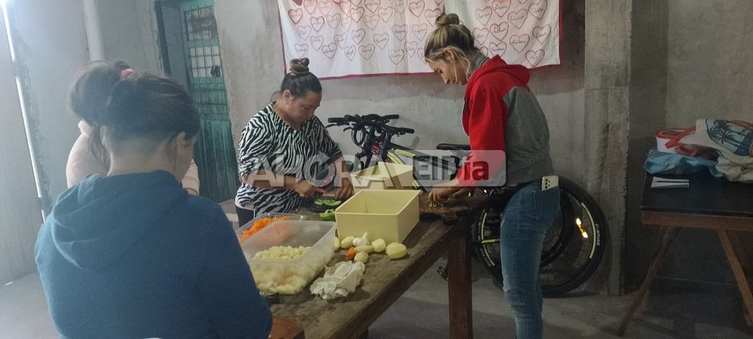 La realidad de un merendero de la ciudad: “hay gente que pasa dos días sin comer”