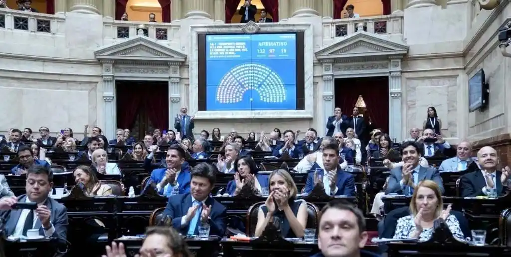 Así quedó la votación del Presupuesto en general.