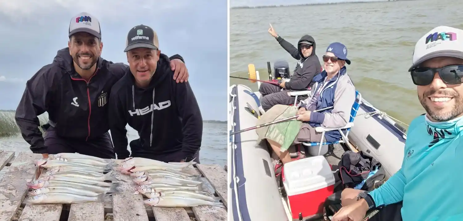 Apertura de temporada en la laguna de Chascomús: entre piques de pejerrey, viento y el sabor del disco