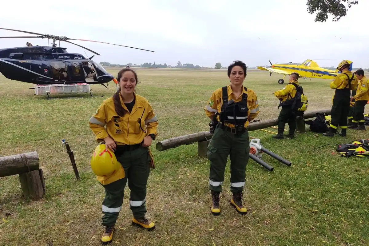 Gualeguay e Ibicuy presentan incendios forestales