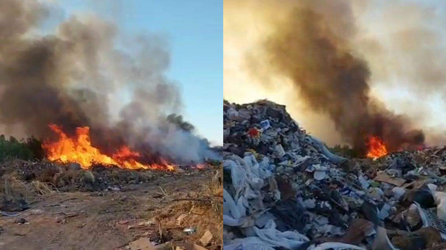 Calchaquí padece los efectos nocivos de las quemas ilegales en el basural municipal