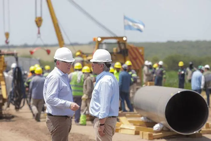 Fernández: �SEsta es una obra central para el futuro energético de la Argentina⬝
