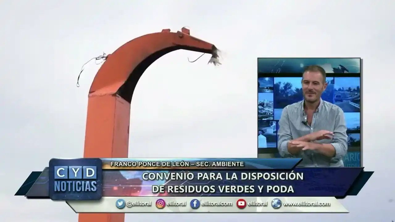 Convenio para la disposición de residuos verdes y poda