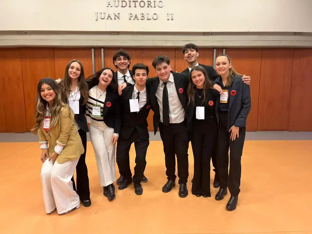 Alumnos de la institución en un nuevo Encuentro del Modelo de la ONU