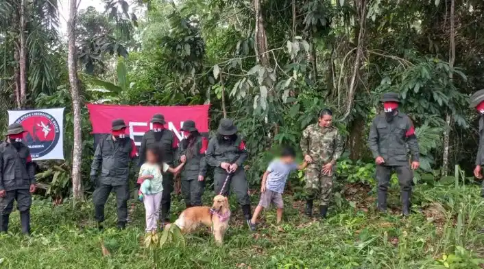 ELN liberó a la sargento que tenían secuestrada y a sus dos hijos