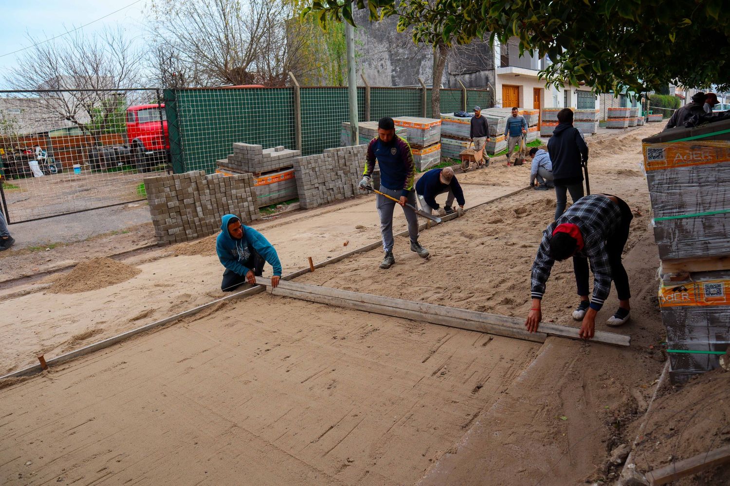 Avanzan las tareas de pavimentación de calle Misiones