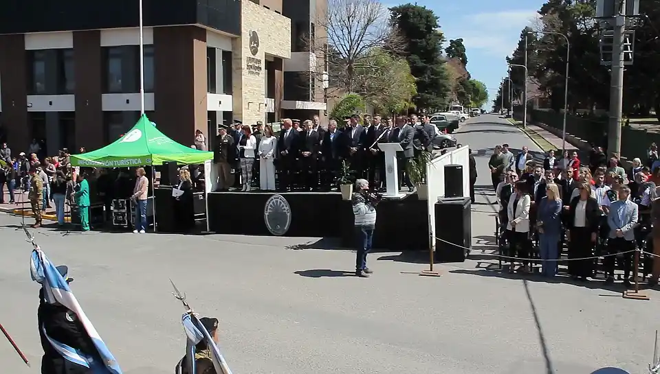 Libertador San Martín celebra sus 127 años con un desfile cívico-militar