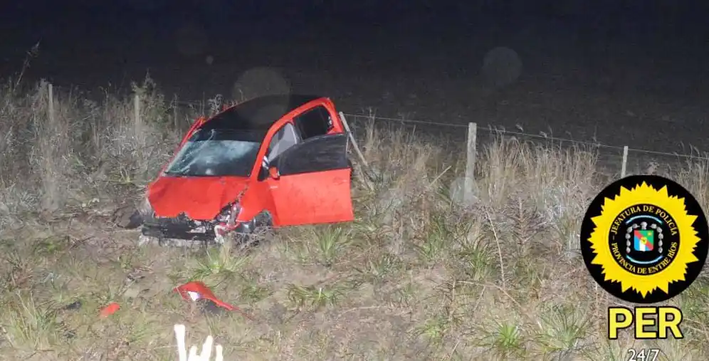 Dos hombres resultaron con heridas tras un accidente en la Autovía 18