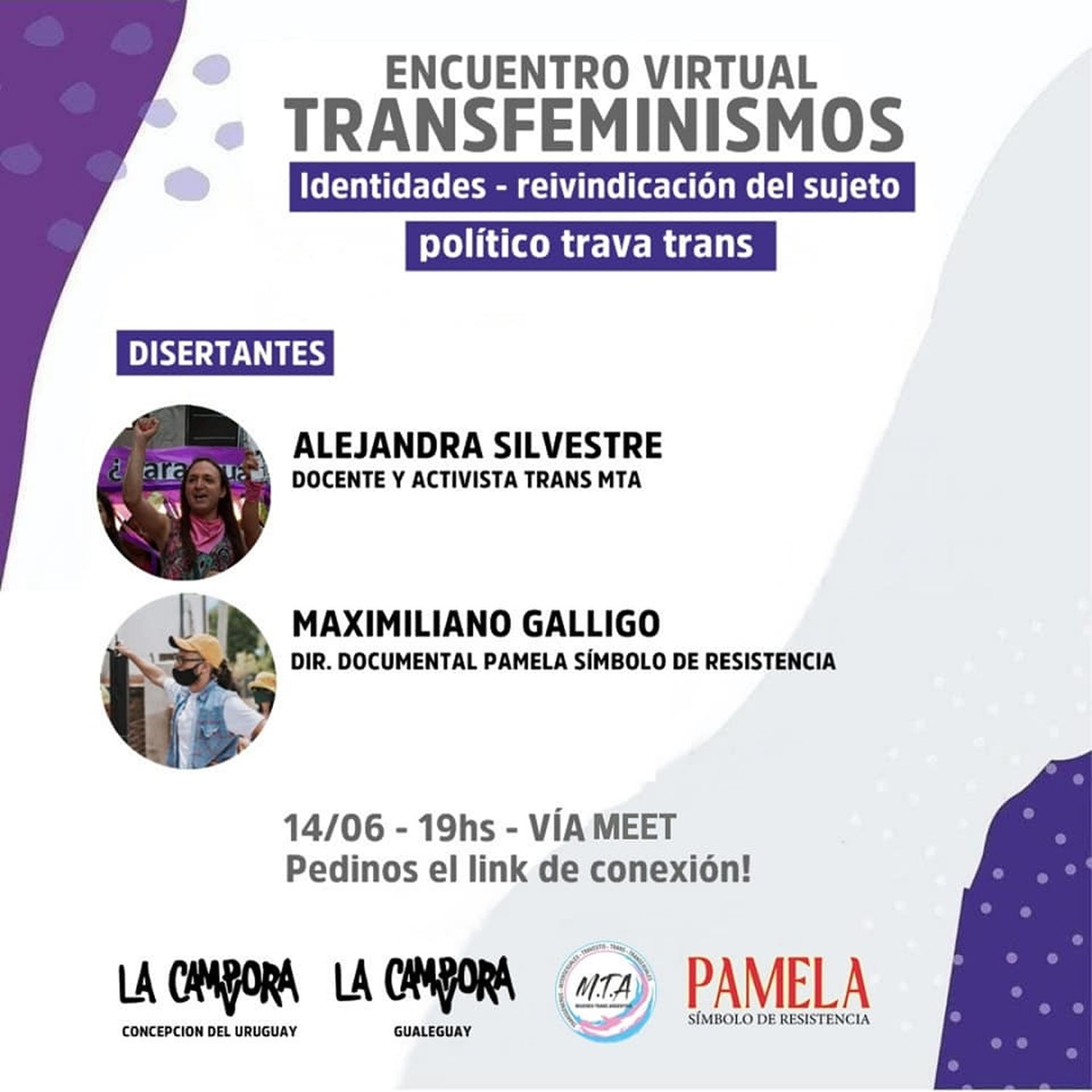 La Cámpora organiza un encuentro sobre Transfeminismo