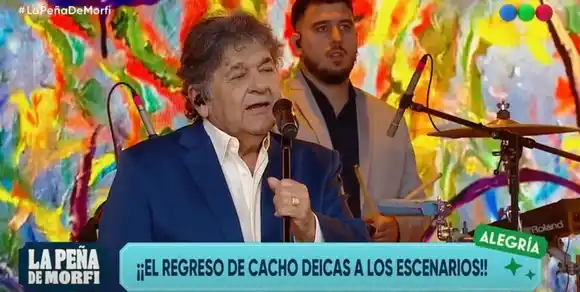 Cacho Deicas habló por primera vez en televisión sobre su salida de Los Palmeras