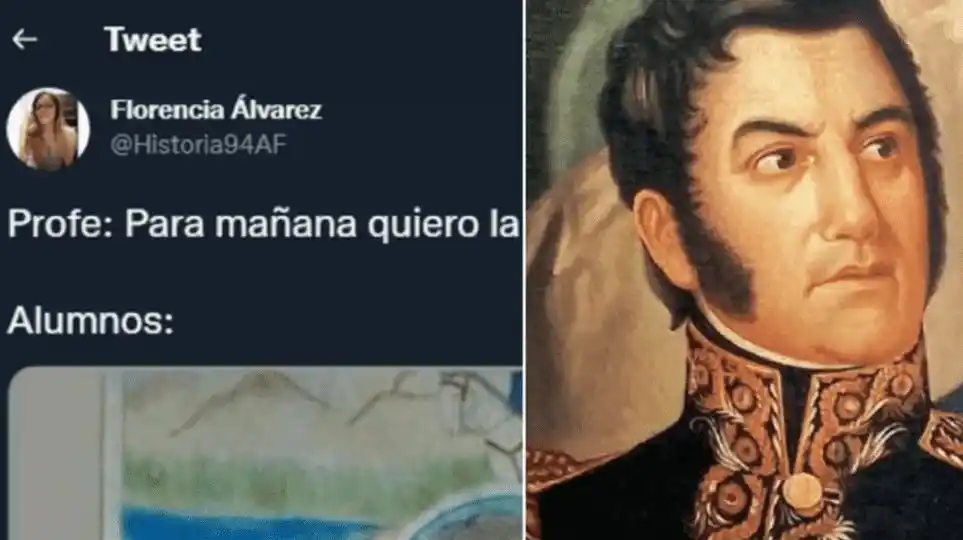 Una maestra entrerriana le pidió a sus alumnos que armaran la biografía de San Martín y recibió una inesperada respuesta
