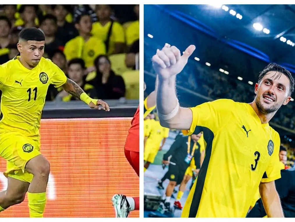 Machuca y Garcés, dos de los futbolistas argentinos sancionados por flasificar documentos en Malasia.
