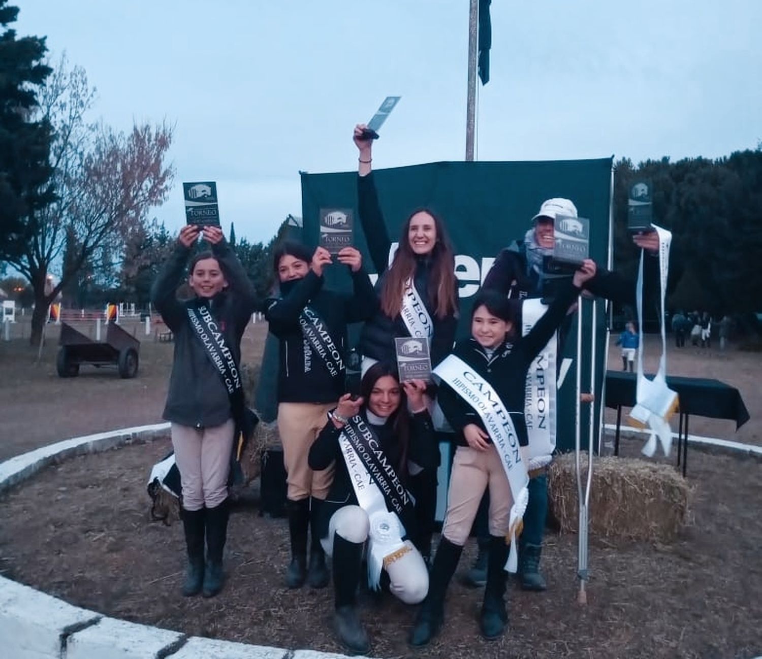 Algunos de los participantes en el certamen de Olavarría.