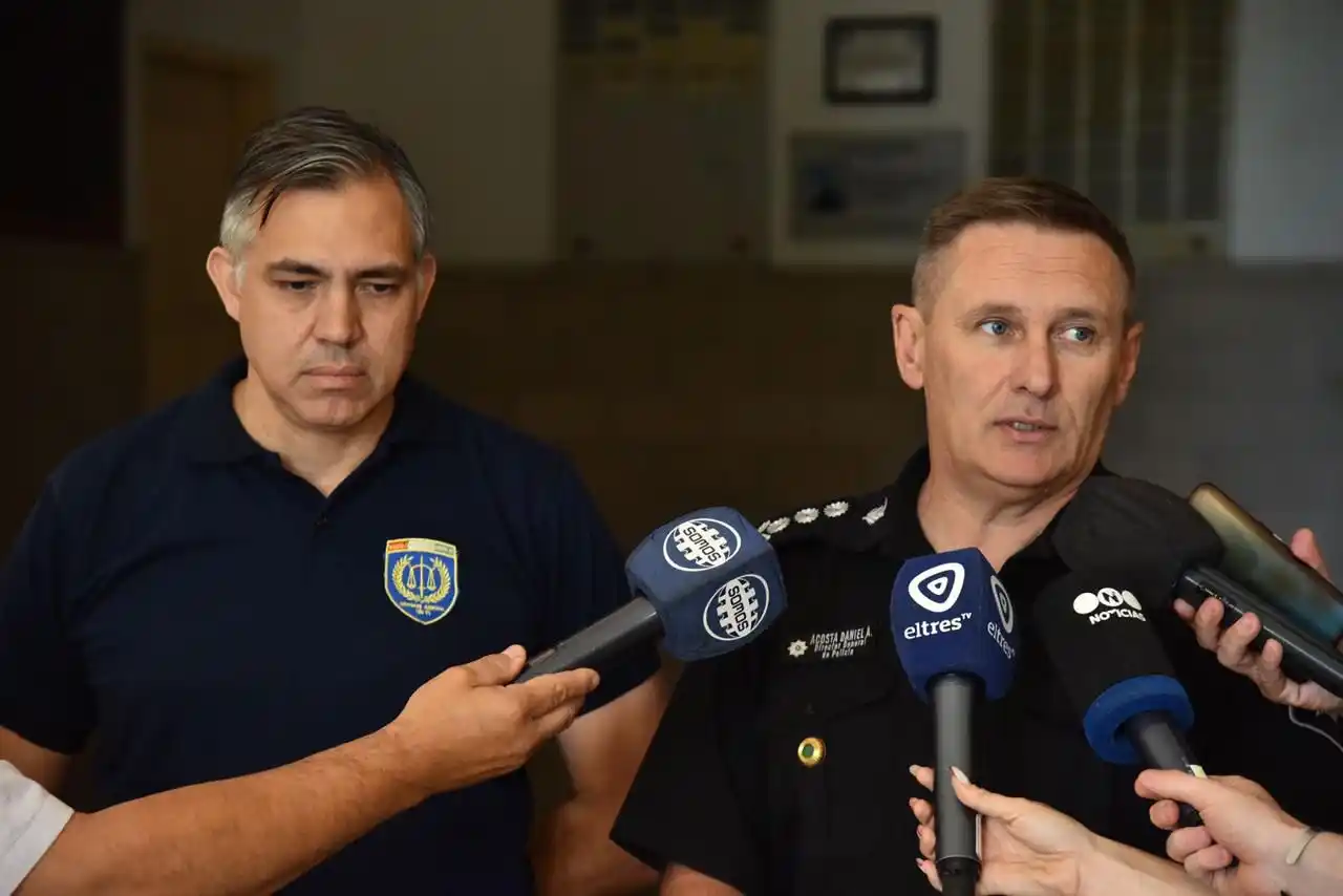 Daniel Acosta, jefe de Policía.