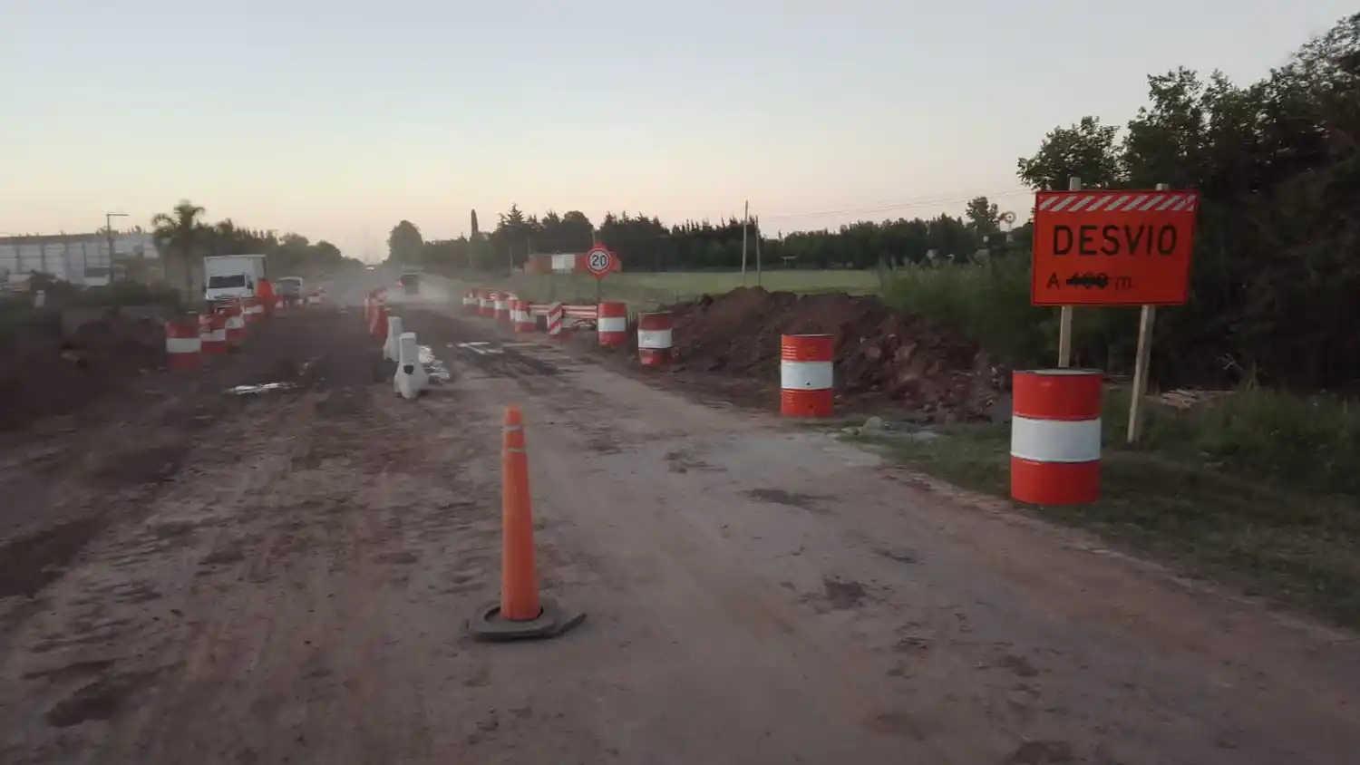 La habilitación de ruta 1001 es parcial y piden circular con precaución