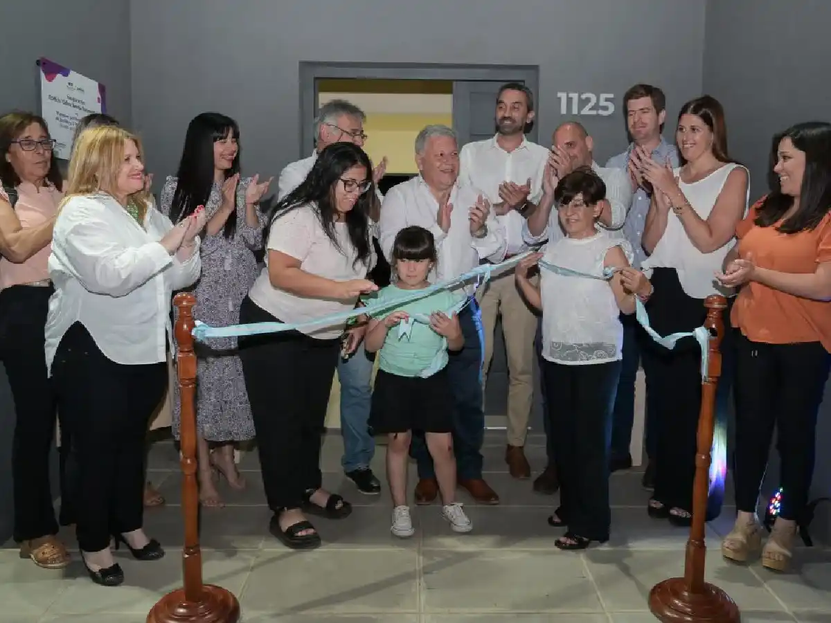 Estado, infancias y familias: Arroyito inauguró el edificio  “Odina Benita Trasmontana”   