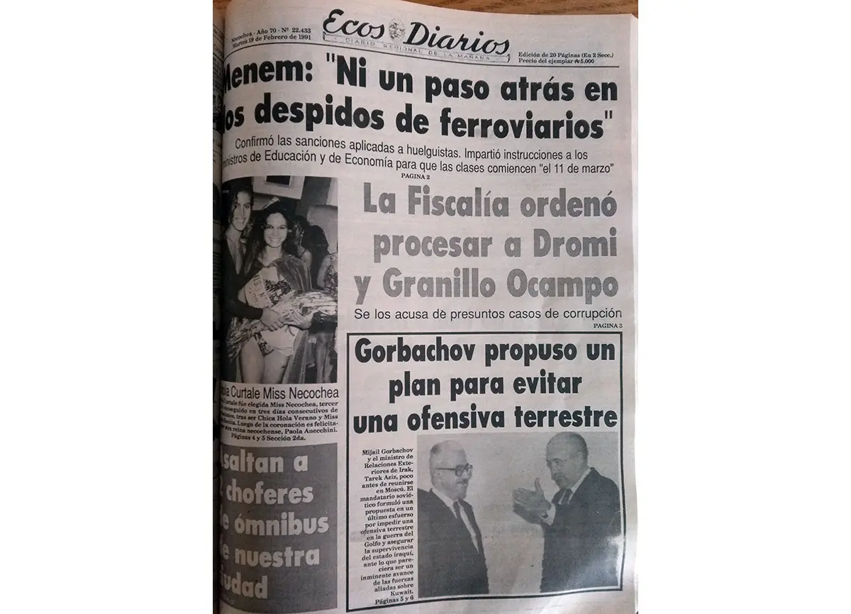 Martes 19 de febrero de 1991