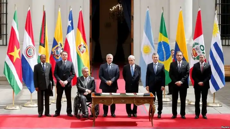 Sudamérica lanza Prosur, bloque regional que excluye a Venezuela