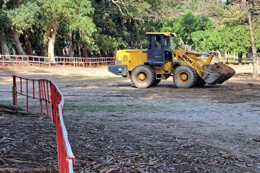 Parque Lillo: retiraron los juegos tradicionales