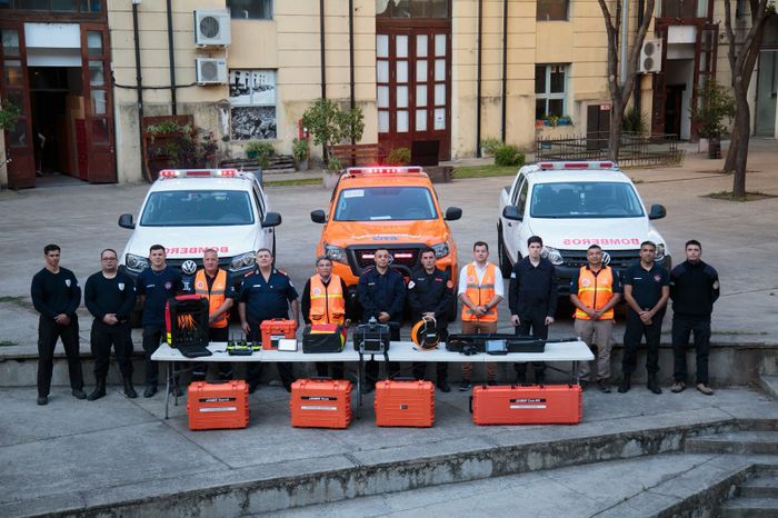 Envían Bomberos Voluntarios a Chubut