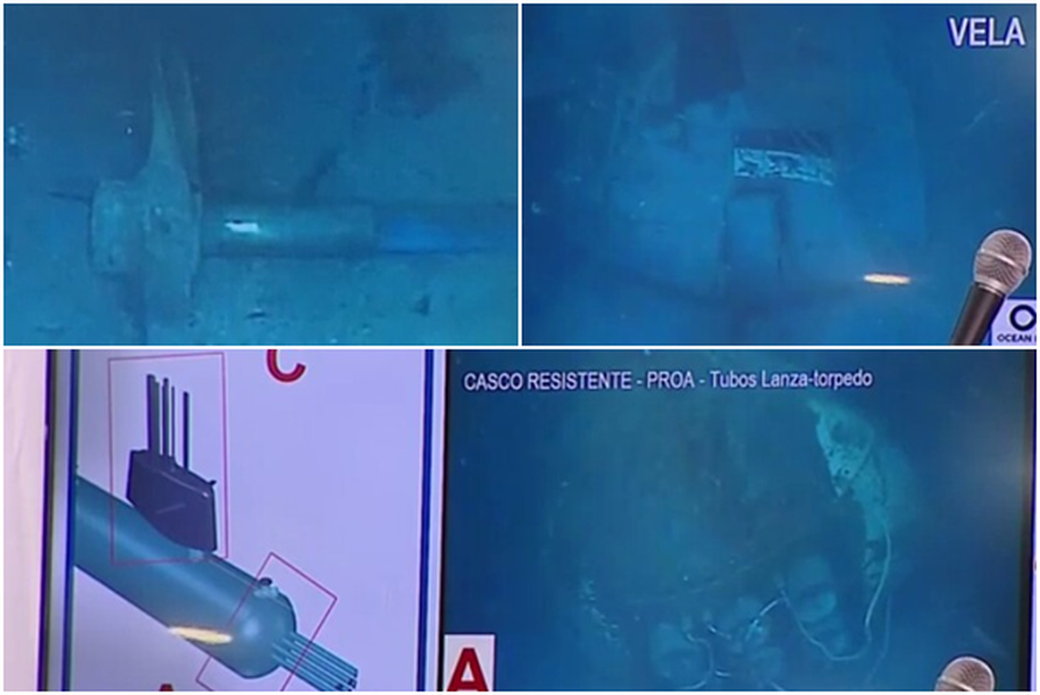 Apareció el ARA San Juan: Primeras imágenes del submarino hundido