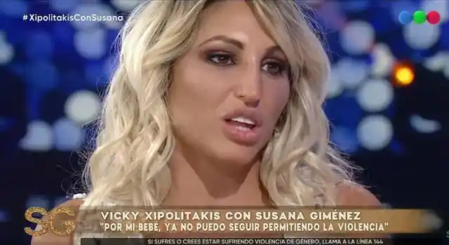 Vicky Xipolitakis con Susana Giménez: "Mi exmarido fue violento hasta con mi bebé"