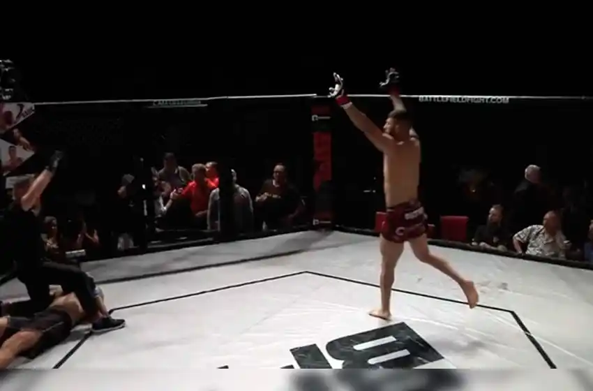 Un gesto antideportivo de un luchador escandalizó a la MMA