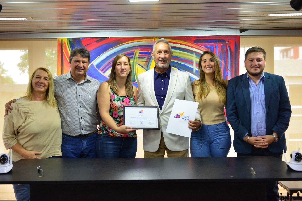 El Concejo firmatense reconoció la trayectoria de Horacio Seguí 