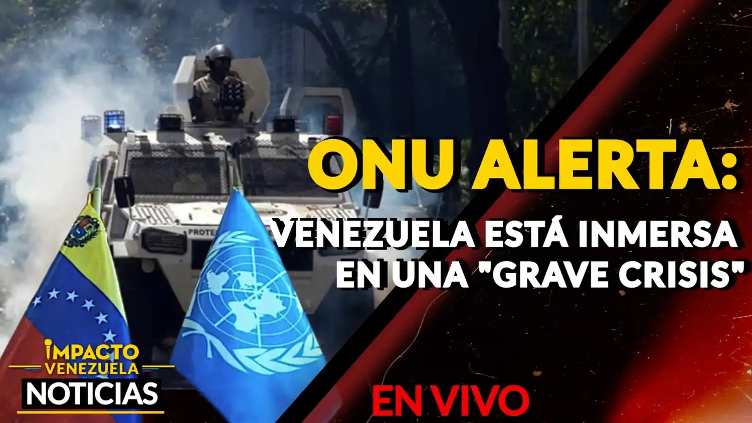 ONU ALERTA: Venezuela está inmersa en una «grave crisis» – VIDEO