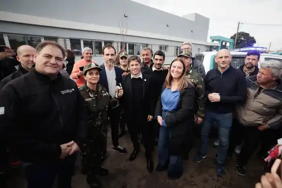 Kicillof en Junín: Molesto, el intendente y candidato Petrecca abandonó conferencia de prensa