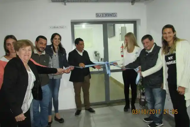 Inauguración de la sala de informática