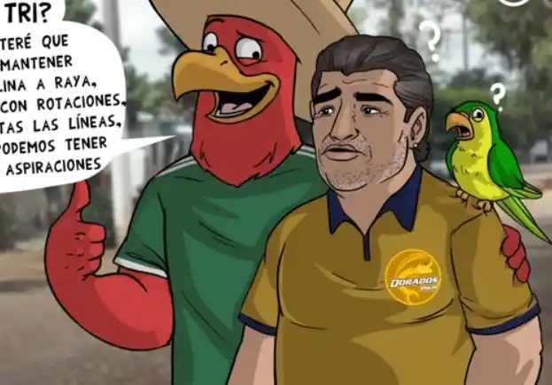 Las ofensivas caricaturas sobre Maradona publicadas en un medio mexicano