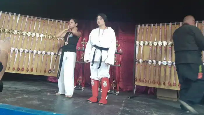 Las karatecas compitieron en Mar de Ajó