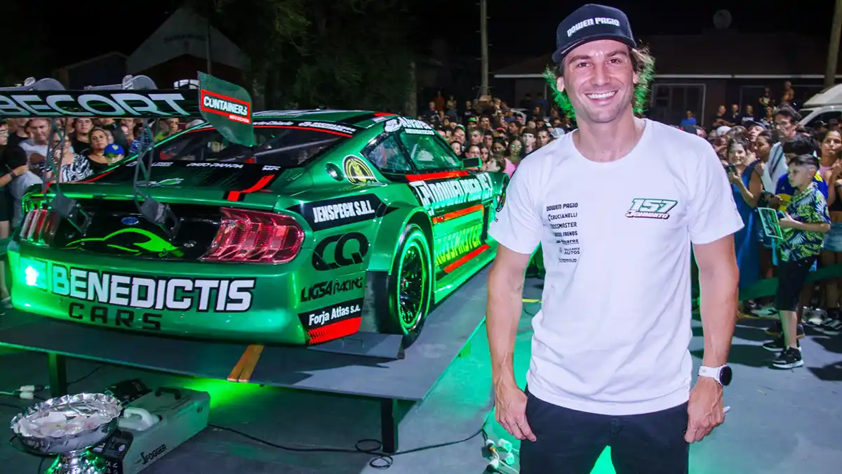 Esperanza verde. Juan Bautista De Benedictis volvió al verde metalizado y se incorpora al TC, con un flamante Ford Mustang
